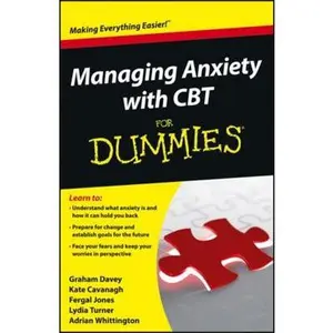 USED-Managing Anxiety with CBT For Dummies by Davey, Graham C. (Paperback)