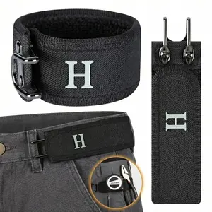 Tactical Metal Hook Elastic Belt (Unisex) - Buckle Invisible Design | Soft Adjustable Side