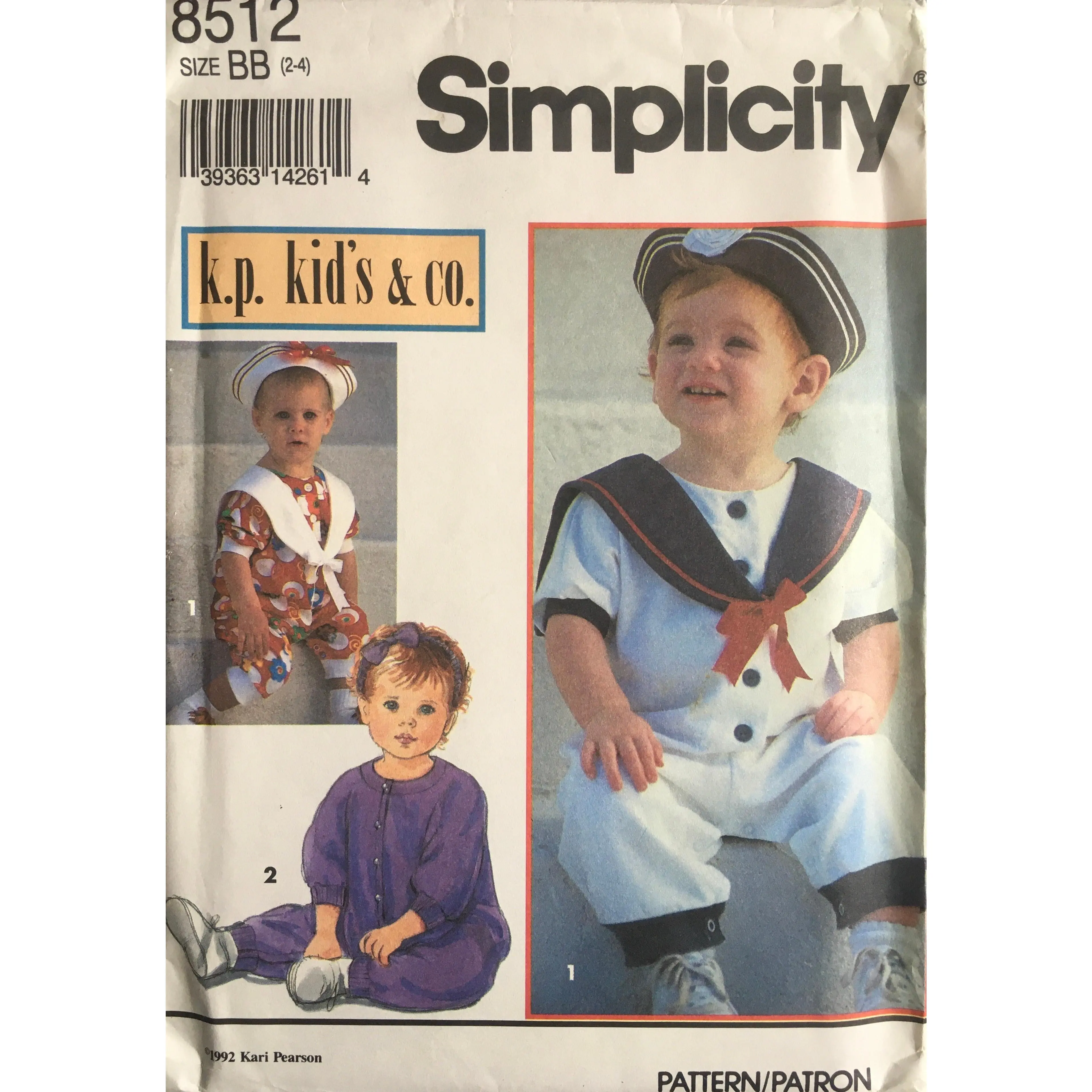 Simplicity 8512 Sewing Pattern (Vintage) UNCUT