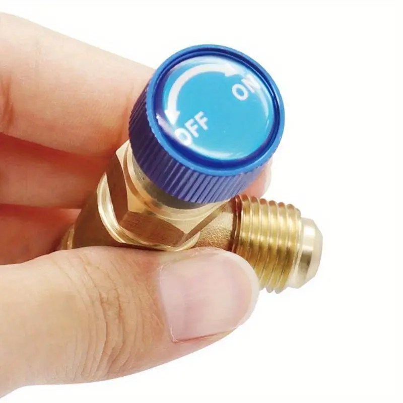 Air Conditioner plus Safety Liquid Valve R410 Refrigerant Vacuum Maintenance Switch R22 Detection Tool Replacement Parts
