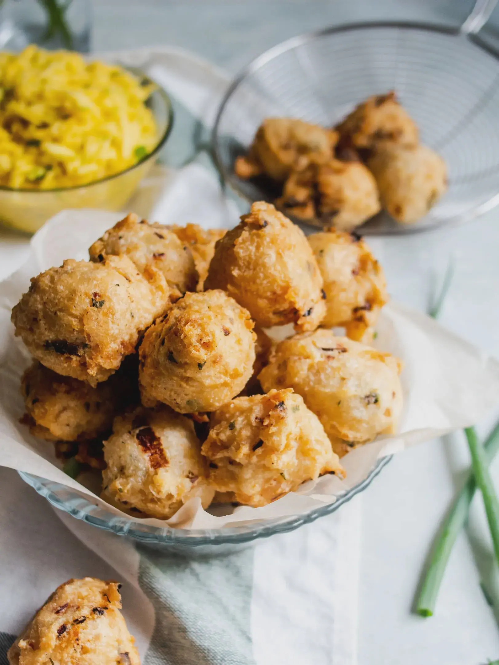 Gluten-Free Shrimp and Saltfish Fritter mix Snack Fried