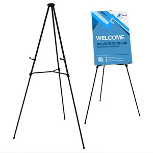 Audio-Visual Direct Lightweight Aluminum Telescoping Display Easel, 70 Inches