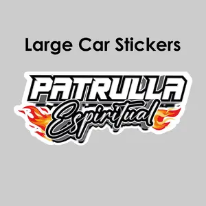 Patrulla Espiritual Large Car Stickers - Removable, Reusable - for Car Door