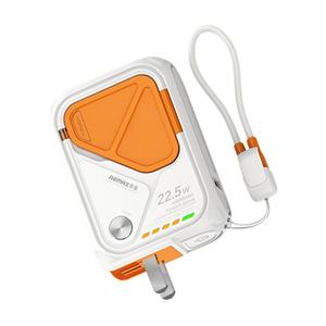 remax 3 in 1 wireless power bank, portable magnetic fast charging power bank with built in cables, durable multifunctional mobile power for iphone 15 16 huawei, portable power bank for iphone, boyfriend gift