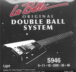 New S946 LaBella Steinberger Double Ball-End S-Series Guitar Strings S946 - HeadlessUSA