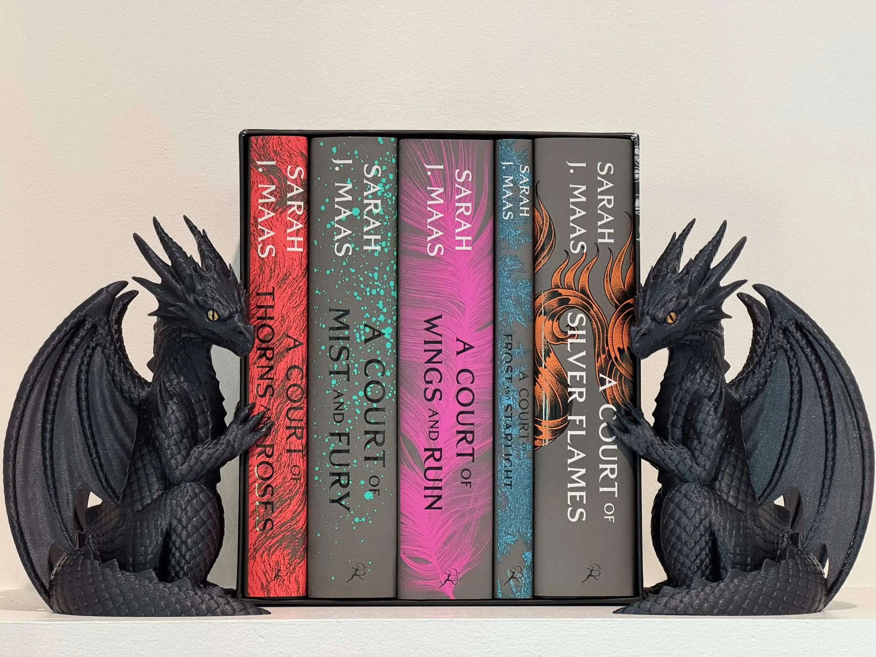 Dragon Bookends – Fantasy-Inspired Book Shelf Décor for Readers & Collectors
