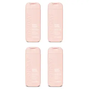 MONDAY Body Wash Moisture Travel Pack -90ML (4 Pack) - Nourishing Ingredients, Shea Butter, Coconut Oil and Grapefruit Extract, Hyrdrate and Replenish Skin