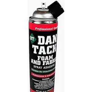 Dan Tack 2012 Professional Quality Foam & Fabric Spray Adhesive Can 12 oz