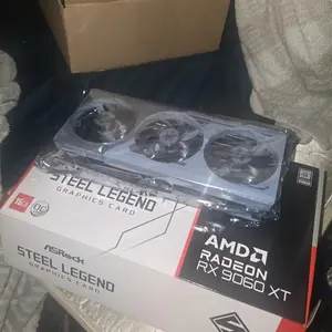 ASRock Steel Legend Radeon RX 9060 XT 16GB GDDR6 PCI Express 5.0 x16 Graphics Card RX9060XT SL 16GO RX 9060XT