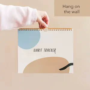 Habit Tracker Calendar Motivational Habit Tracking Journal Inspirational Goal Planner with Weekly Undated 12 Month Journal Aixxhh