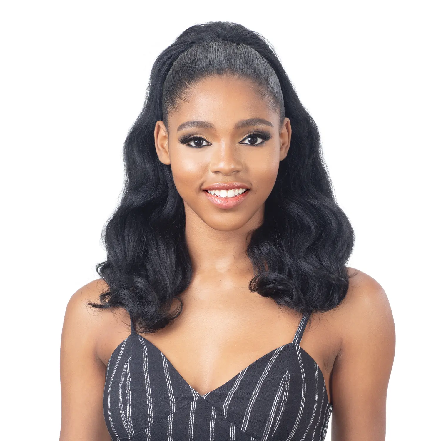 FreeTress Equal Natural Loose Wave Drawstring Ponytail, Synthetic Wavy Hair Piece for Easy Hair Extension Styles, Ponytail Hairstyles, Equal Synthetic, Easy Accessory, Synthetic Hair Extensions