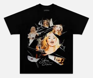 Exclusive Youth And Adult Sabrina Tee, Short N’ Sweet Tour 2025 Merch, Retro CARPENTER Aesthetic Shirt, Espresso Lovers Shirt, Y2K Pop Icon Shirt, Vintage Music Graphic Shirt - High Quality