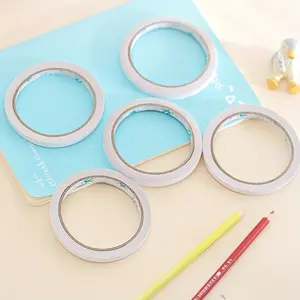 5 Rolls Double Sided Adhesive Tape, Adhesive Strip, Double-Side Craft Tape For Card Making, Scrapbooking, DIY Crafts And Office School Stationery Supplies
