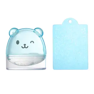 VOCOSTE Bears Nail Art Stamp Blue 2 Pcs