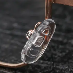 Galaxy Soft Silicone Nose Pads Eyeglasses - 4 Pairs + 4 Pairs Screws Anti-Slip Elastic Comfort for Glasses & Sunglasses USA Seller