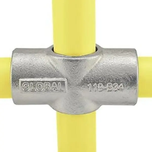 Global Industrial 798725 Pipe Fitting - Two Socket Cross, 1 in. dia.