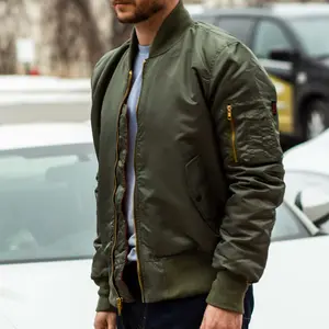 BRAVO MA-1 Bomber Flight Jackets - Versatile Menswear & Coats, Versatile Design, Ideal for Travel, Comfortable Fit