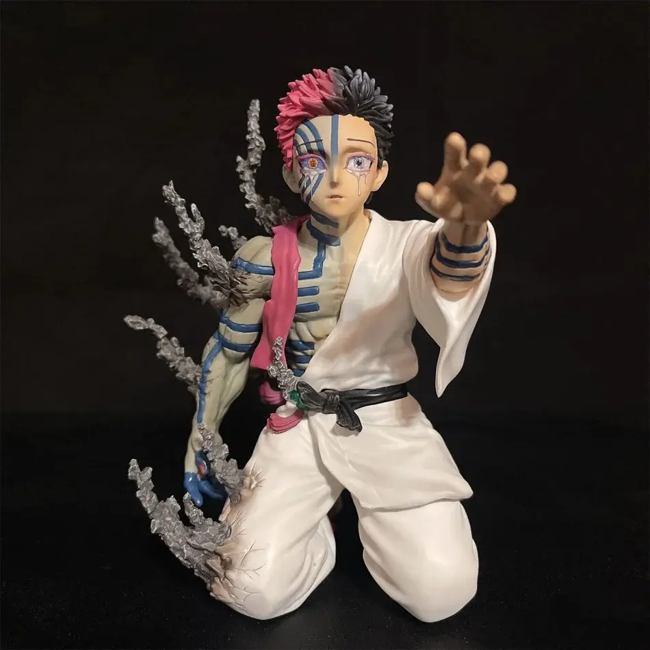 Collectible Peripheral:Twelve Kizuki Upper Moon Three Akaza Kneeling Pose Figure | Final Confession Ver. | Desktop