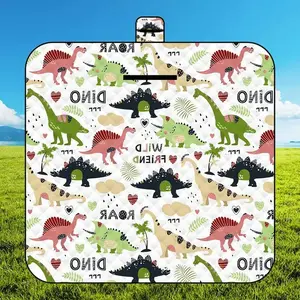 Oversized 59 Inch X 79 Inch Waterproof Picnic Blanket - Perfect for Beaches, Camping, and Hiking | Machine Washable Canvas