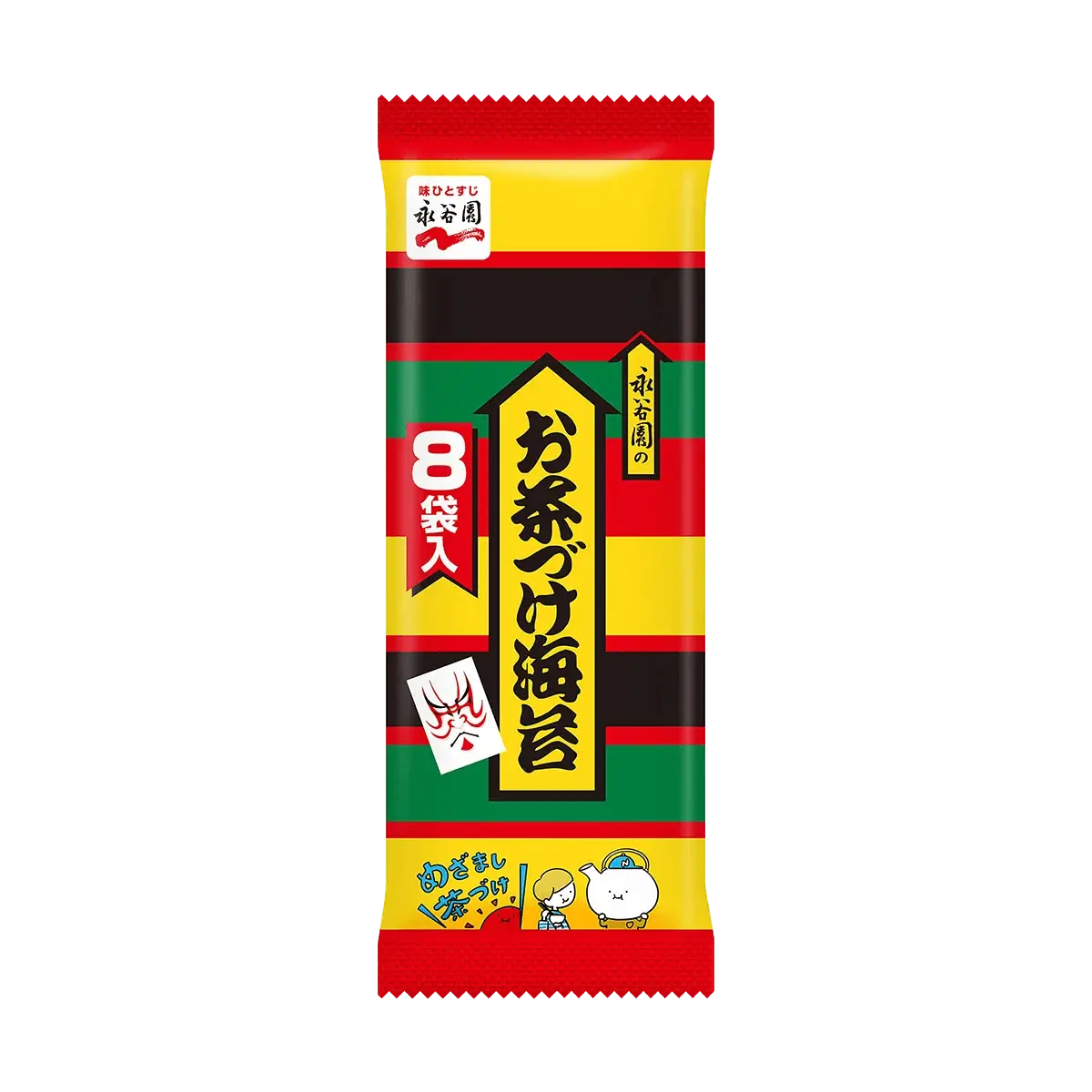 NAGATANIEN Ochazuke Rice Soup Mix - Classic Seaweed Flavor, 8 Sachets (48g) - Authentic Japanese Instant Meal, Quick & Easy Pantry Staple