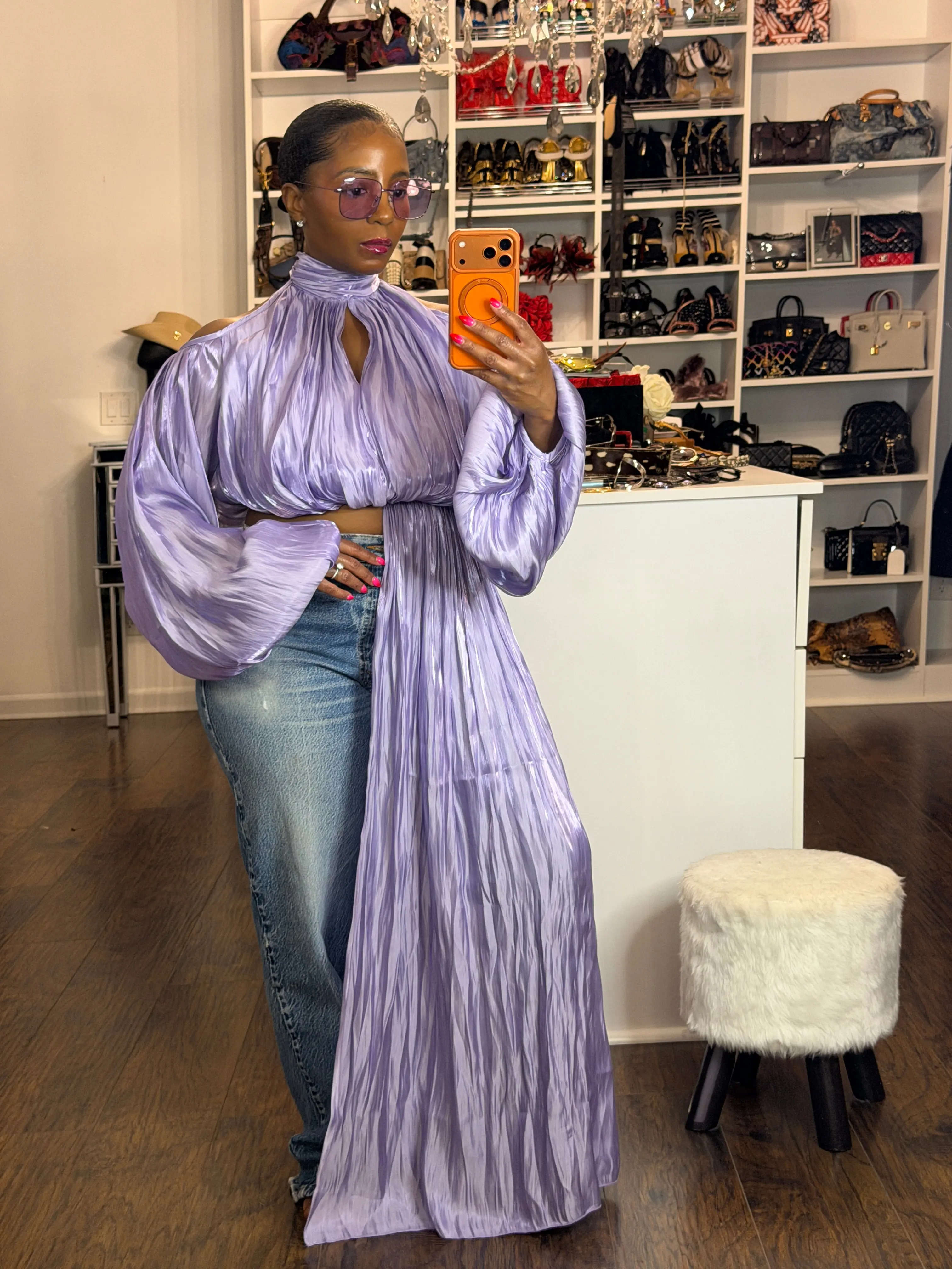 Lilac Allure Blouse
