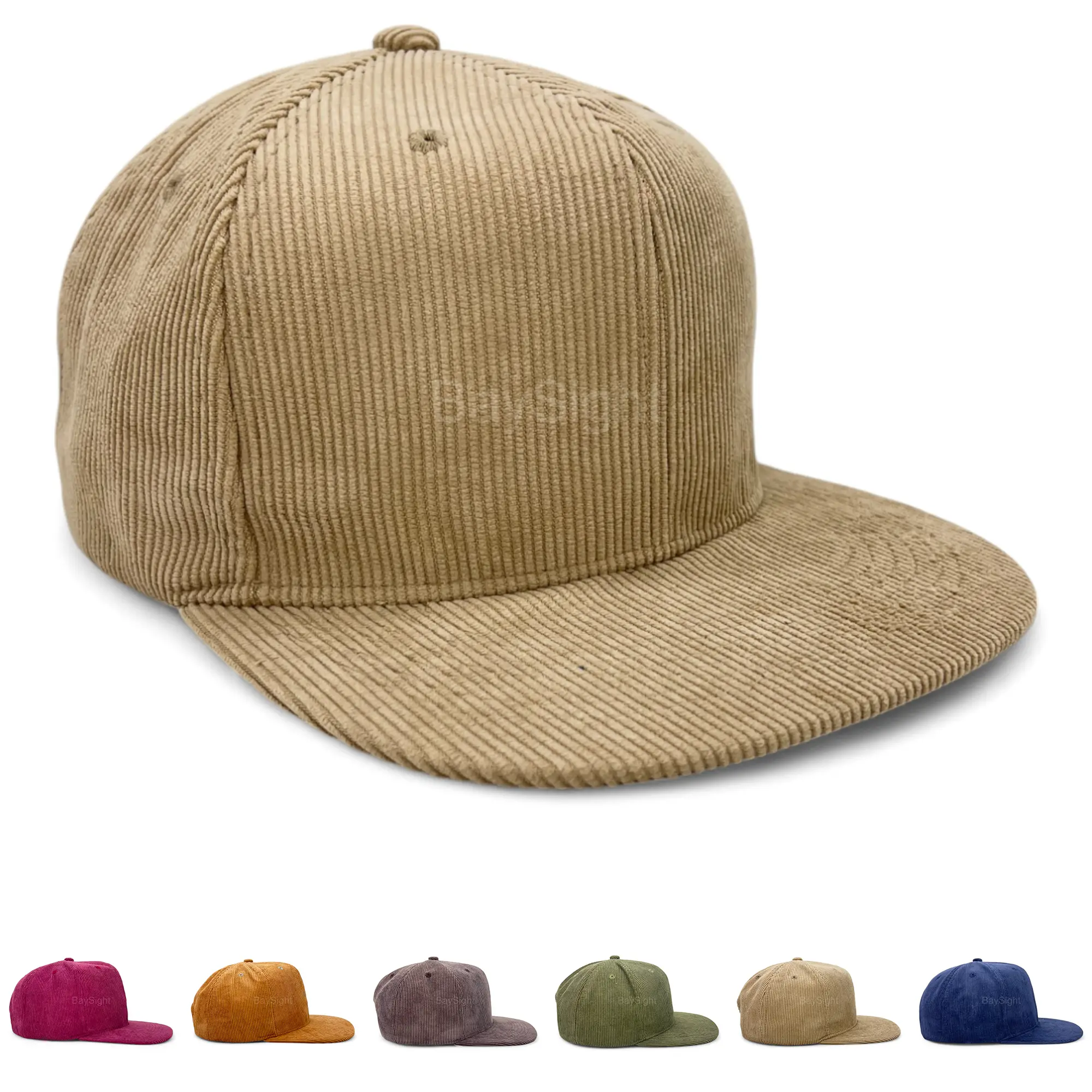 Corduroy Snapback Adjustable Hat Baseball Solid Plain Blank Cap Men Women