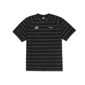 Supreme Men's Umbro Stripe Soccer Jersey Black, from StockX
