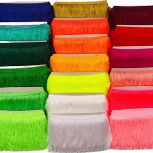 4” long (15cm) Polyester Fringe sold by the yard 4” long (15cm) Polyester Fringe sold by the yard