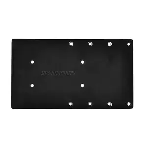 Sea Brackets 14" Straight Trolling Motor Plate f/Garmin Kraken - Black [SEA2312-BLK]