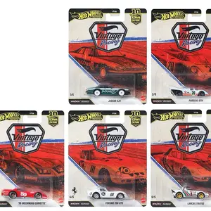 Hot Wheels 1:64 Car Culture 10th Anniversary 2026 T Case – Vintage Racing Assortment **SET OF 5 CASTINGS**