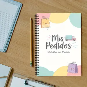 A5 Coiled Notebook, My Orders Book, Ideal for Notes, Daily Plans, Customer Records, Perfect Gift Planner Accessory for Store Owners