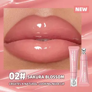 Colorful Lip Gloss Liquid Hydrating Moisturizing Lightweight Shiny Lip Balm Water Shine Lip Glaze Nourishing Lip Cream Lip Color Lip Gloss Lipstick Glossy