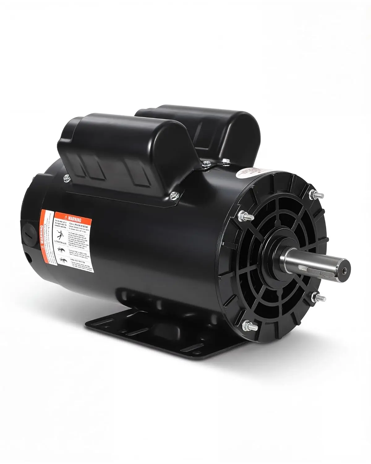 Garvee Heavy Duty Industrial 2HP 56 Frame Air Compressor Motor, 3450RPM High RPM Drive 230V Single Phase - Dual Rotation, Heat Dissipation Vents, Rust-Resistant Housing, Low Vibration, Overload Protection