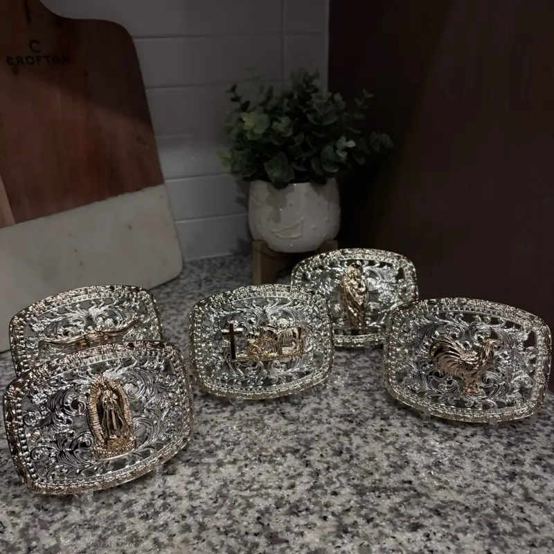 Crofton Barb Wire Buckles - Decorative Buckles for Belts