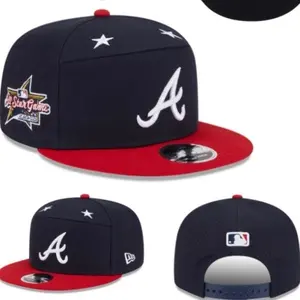 New Era 9FIFTY MLB Snapback Hat – Flat Brim Adjustable Cap – LA Dodgers NY Yankees White Sox Cardinals – Black Red Fitted Style – Men Women Streetwear Baseball Cap