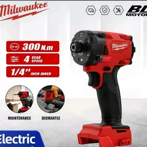 Milwaukee Cordless Impact Screwdriver 18V Lithium Battery Brushless High Torque Electric Driver