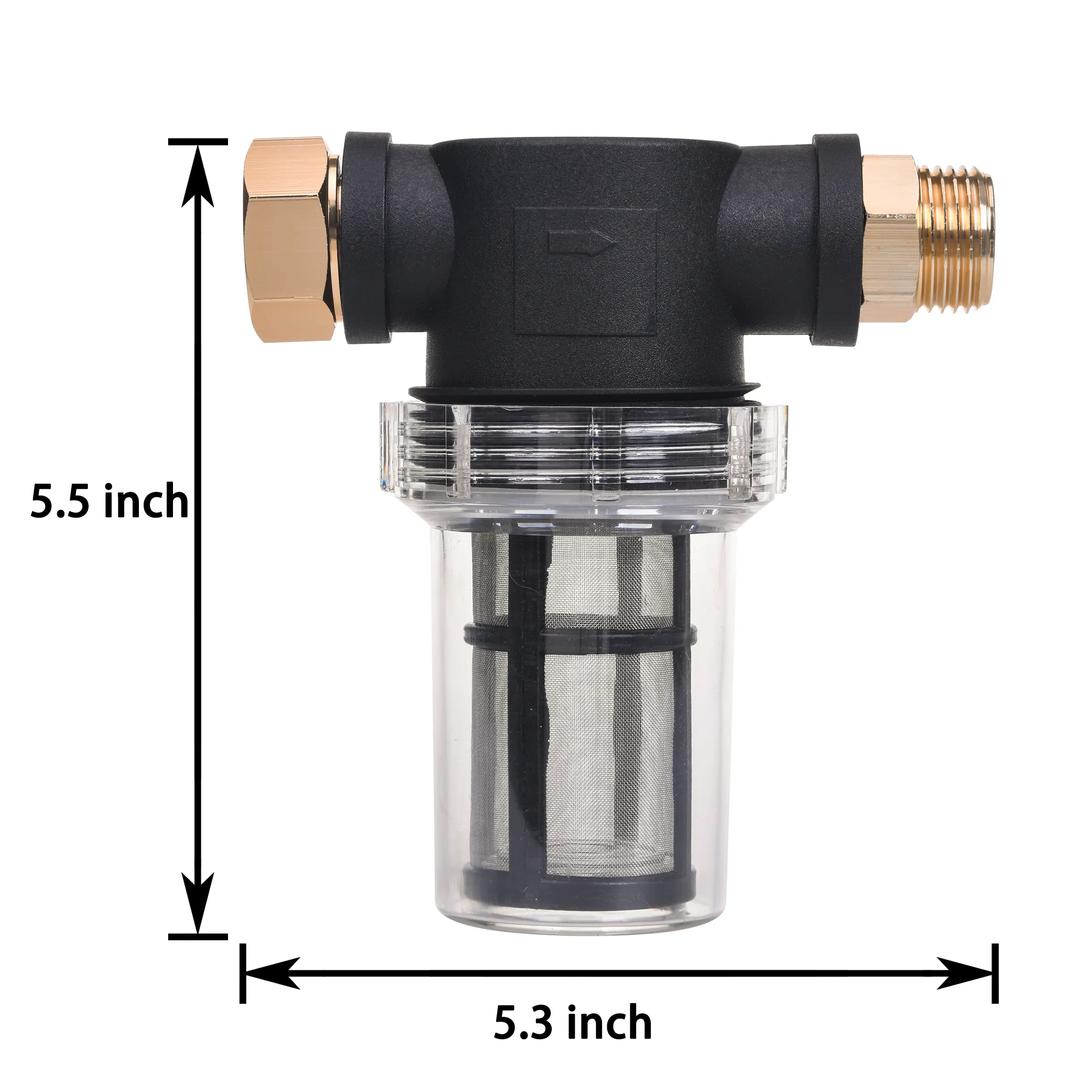 MMINGLE Garden Hose Filter for Pressure Washer Inlet Water Inline ...