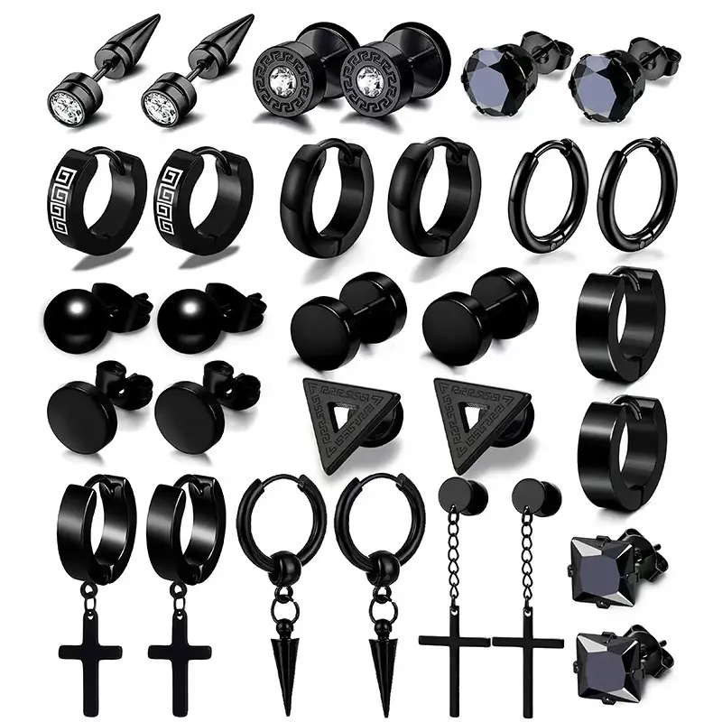 15 pairs of black suits   J