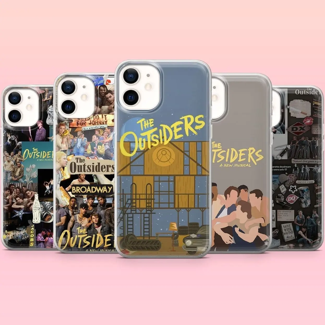 The Outsiders Phone Case Vintage Movie Cover, Compatible with iPhone X, 11, 12, 13, 14, 15, 16, 17 & more
