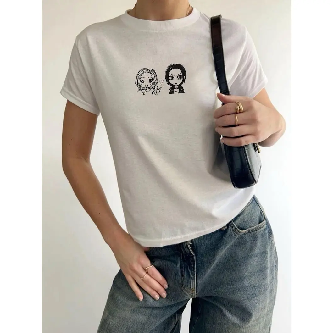 Nana Anime Baby Tee  Y2K Inspired 100% Cotton T-shirt