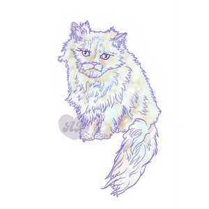 Grumpy Kitty Vinyl Sticker