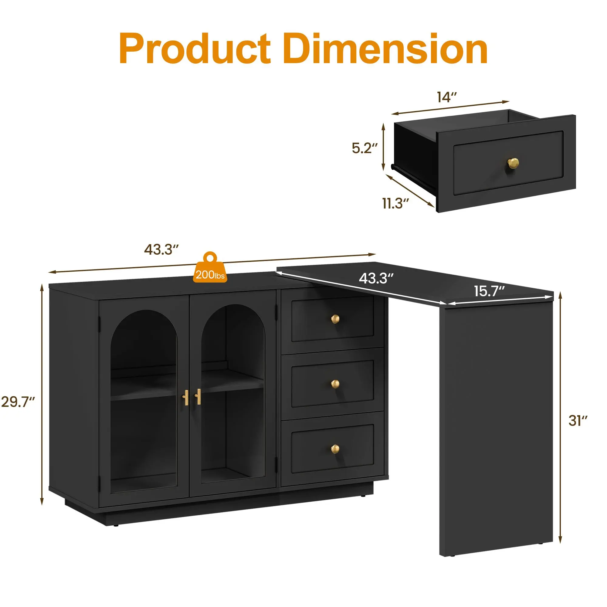 Style A-83"-Black