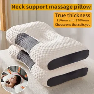 Cervical Neck Pillow for Sleeping – Orthopedic Neck Support Pillow with Soybean Fiber Filling