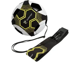 Surpop Soccer/Volleyball/Rugby Trainer, Football Kick Throw Solo Practice Training Aid Control Skills Adjustable Waist Belt for Kids Adults