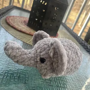 Elephant Amigurumi Crochet Plushie