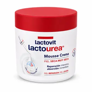 Lactovit Lactourea Moisturizing Mousse Cream for Body and Face – 24H Hydration – 400ml Daily Moisture Moisturizing