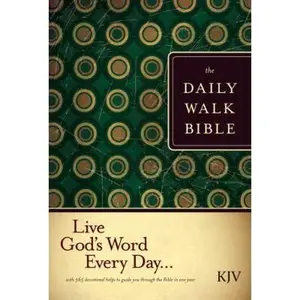 USED-Daily Walk Bible-KJV by Tyndale Publishers (Paperback)