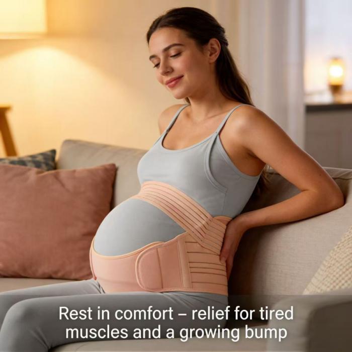 2026Maternity Pregnancy Belly Band, Back & Pelvic Support Belt for Pregnant Women, Relieve Waist Abdomen Pain