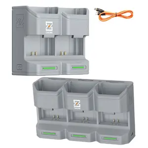 ZGCINE PC2-FZ100 2/3-Slots PD Fast Charge Charging Case for NP-FZ100 Battery Sony a7R IV/V, a7 III/IV, a7C II, a6600, a6700, ZV-E1, ZV-E10 II