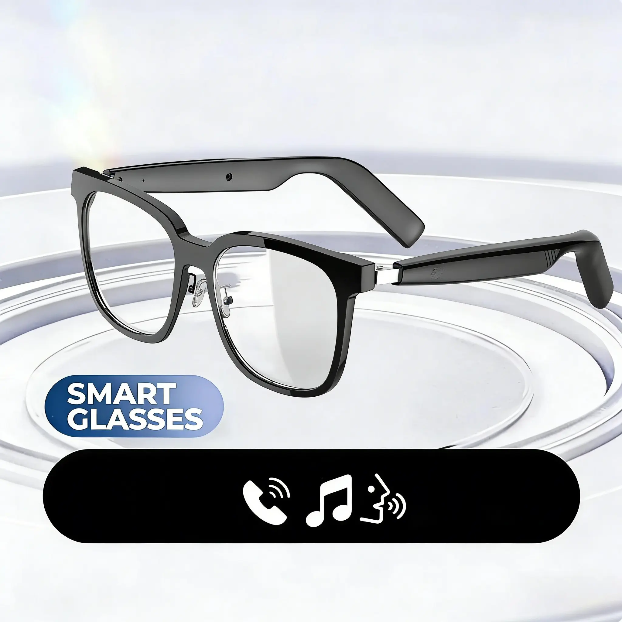 Smart Glasses with Anti-Blue Light, Hands-Free Calling & Music - Translator  Device for Travel, for Office, for Outdoor (Compatible with Smartphones/PC,  Wireless Multifunctional Smart Glasses, Smart Eyewear - TikTok Shop